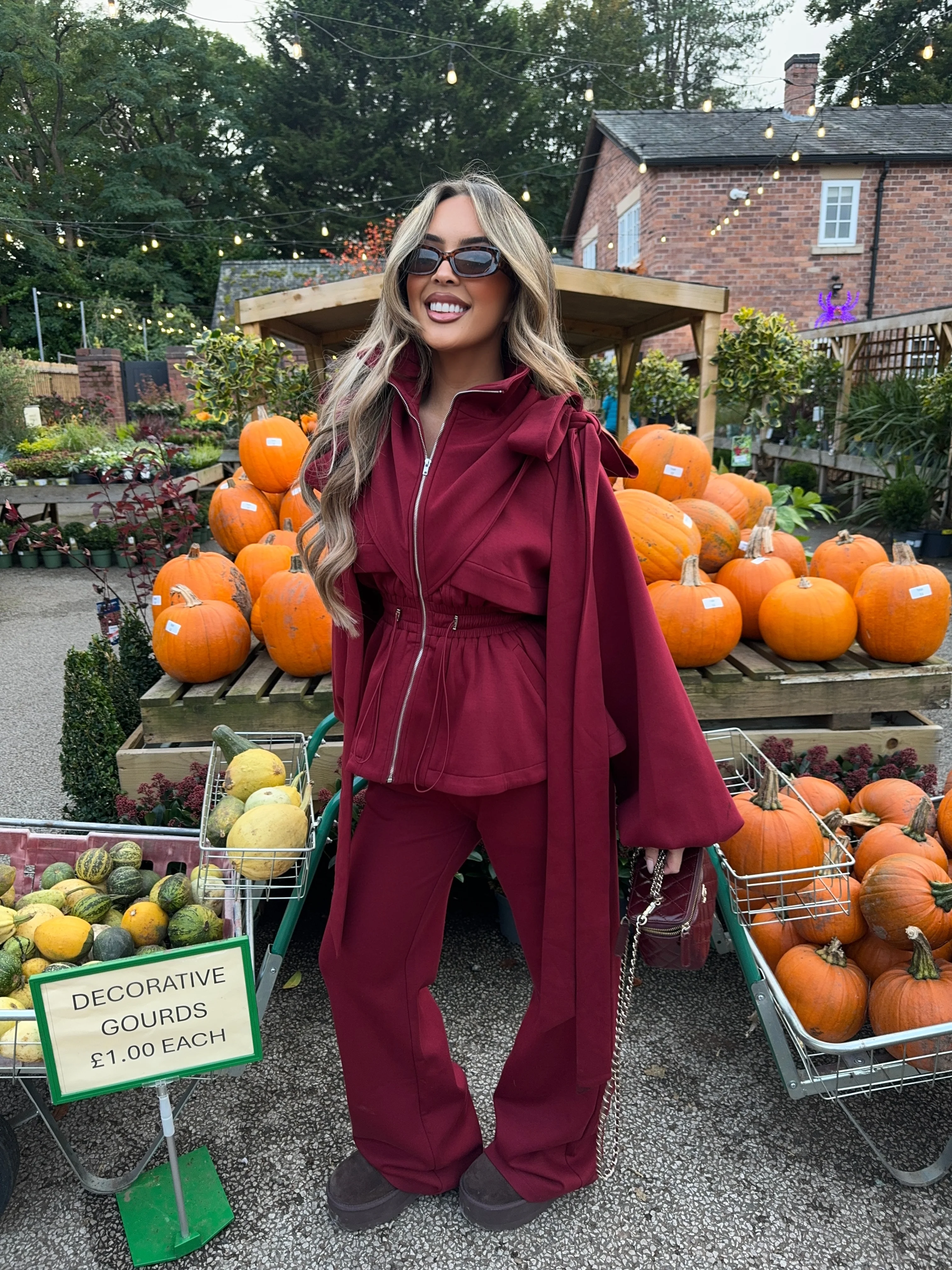 ‘BEAU’ BURGUNDY TROUSERS (TALL) - Image 10