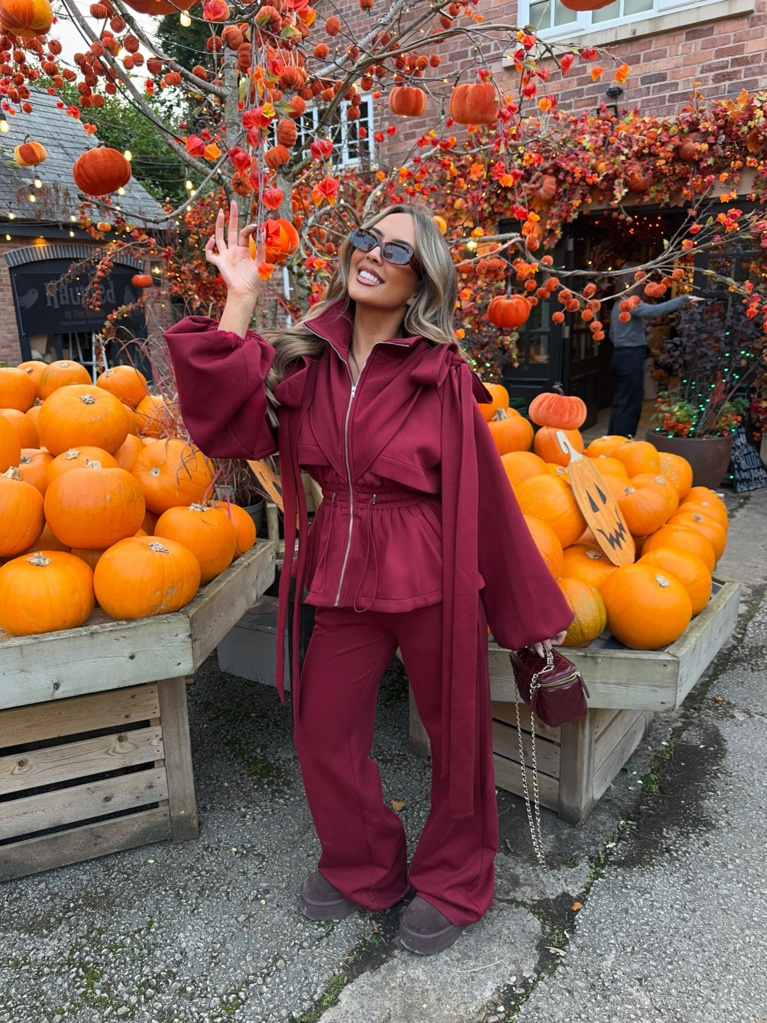 ‘BEAU’ BURGUNDY TROUSERS (TALL) - Image 11