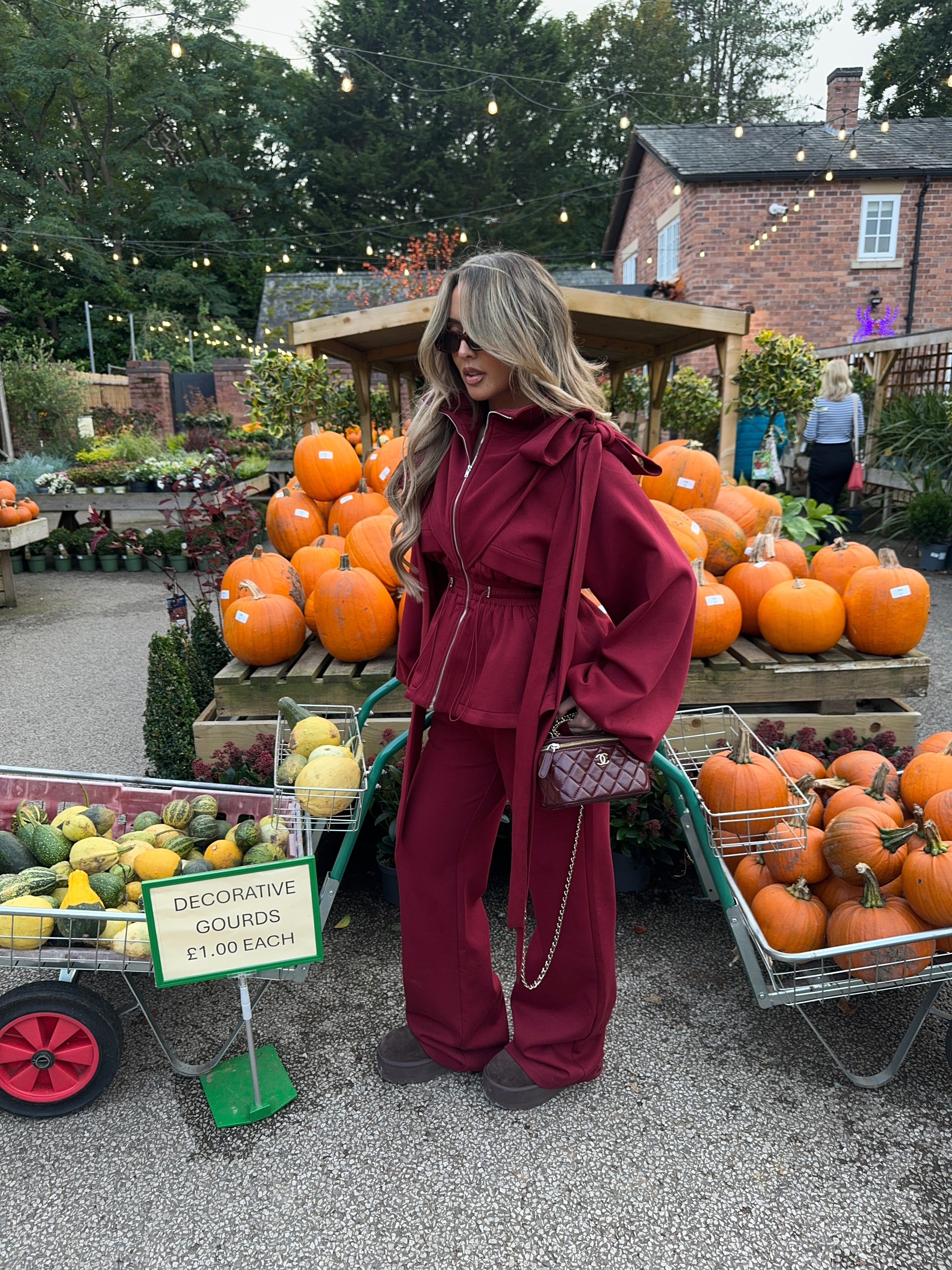 ‘BEAU’ BURGUNDY TROUSERS (TALL) - Image 4