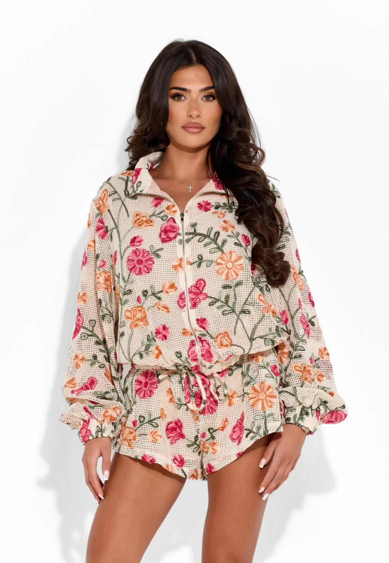 DAHLIA FLORAL CROCHET SHORTS - Image 8