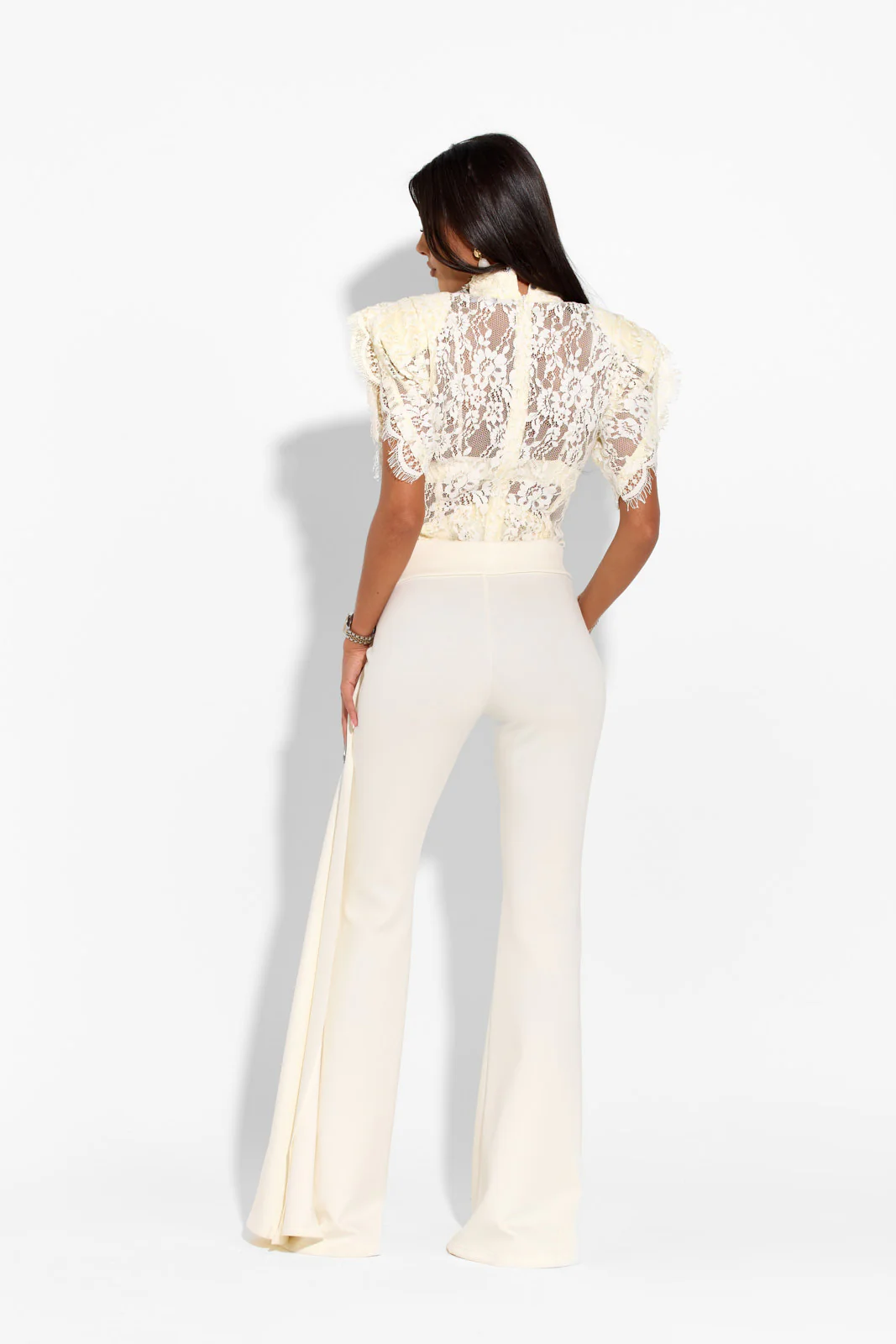 GARDENIA Ivory Lace Top - Image 4