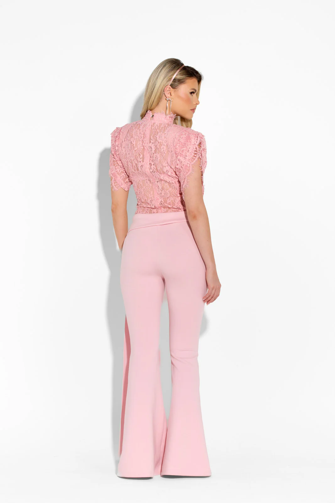 GARDENIA Pink Lace Top - Image 6